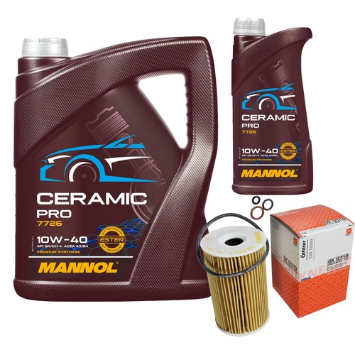 Mahle filtro olio mannol - olio, 6l