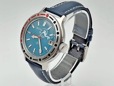 Orologio da polso vintage WOSTOK 2414 diver anfibio Vostok post-URSS revisionato orologio