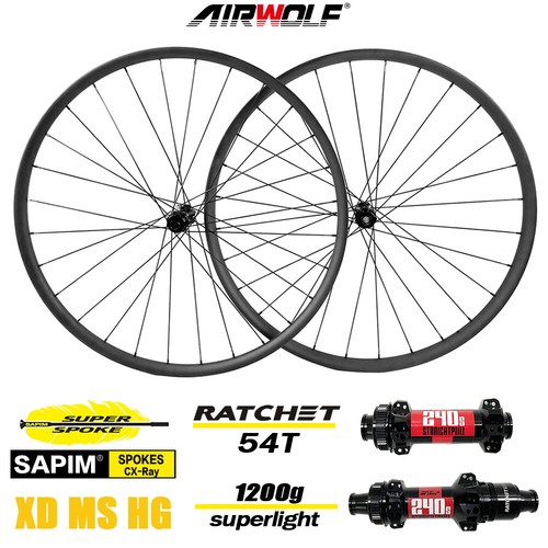 Set ruote mtb - airwolf, 1200g