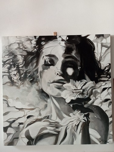 Ritratto femminile bianco - ritratto,