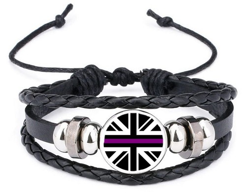 Thin purple line - purple,