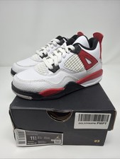 Jordan 4 Retro Bianco/Rosso