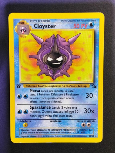 Cloyster 62 fossil - 1, ed