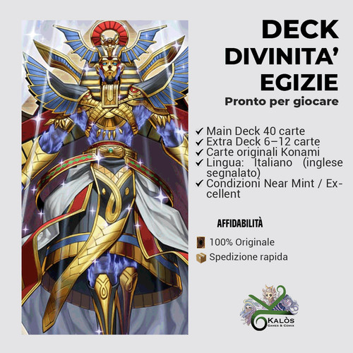 Yugioh mazzo deck - yugioh!, divinita'