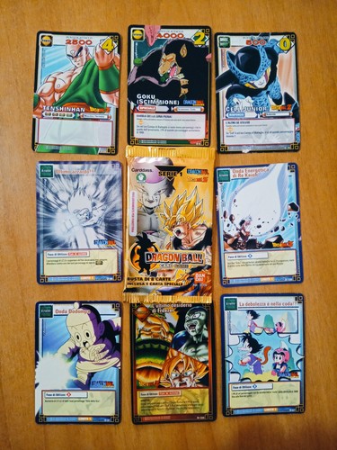 Lotto carte dragon - ball, card