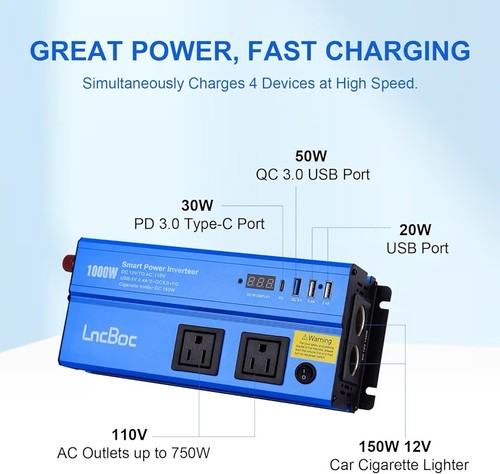 Lancboc 1000w inverter - 1000w, di