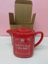 TEIERA TWININGS TEAPOT TEA POT  ROSSA CERAMICA 