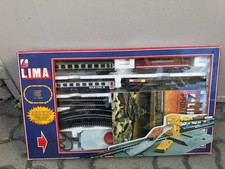 Confezione trenini Lima con trasporto auto scala Ho anni 80 da collezione