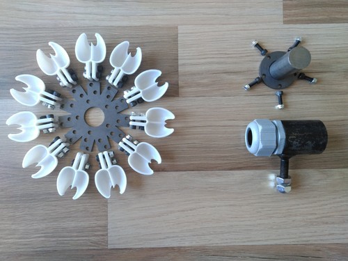 Ruota turbina pelton ugello - pelton,,