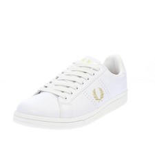 Fred Perry Sneakers Basse In Pelle Bianco - Taglia 41 [7 US 26cm] Scarpe Uomo