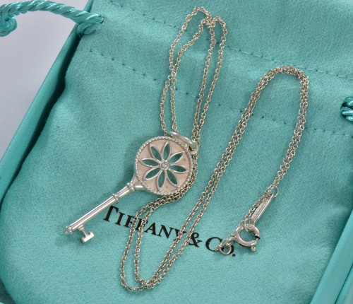 Collana ciondolo chiave - , fiore