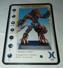 RACKHAM CONFRONTATION Carta Guerriero  Wolfen