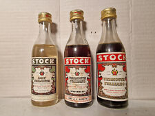 Liquori 3 mignon Stock Trieste diverse Dry Vermouth + 2 Vermouth Italiano divers
