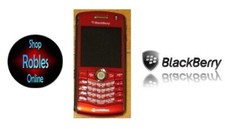 BlackBerry Pearl 8110 rosso (senza SIM-lock) 4 bande 2 MP LED FLASH GPS originale BUONO
