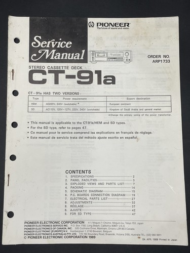 Manuale servizio originale - manuale,