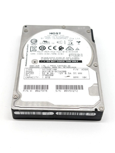 Hgst sas hdd - hdd, 1.8tb