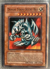 drago bianco occhi blu toon