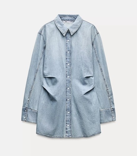 Zara mini abito denim leggero - zara,