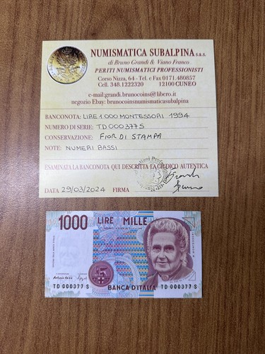Banconota lire 1000 - lire,
