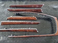 Audi A4 8K B8 08-15 Listelli decorativi porta mogano legno noce