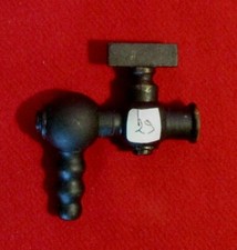 ? ANTICO RUBINETTO PER LAMPADE A GAS IN BRONZO EPOCA 1910 LIBERTY -  411