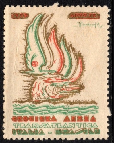 1930 italia poster francobollo - 1930,