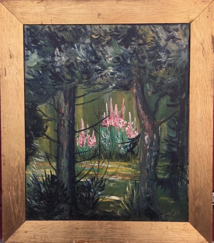 Quadro olio impressionista