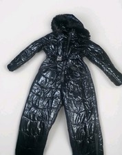 tuta da sci neve donna pezzo unico taglia M nera 