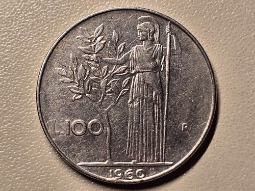 Italia 100 lire 1960 circolata