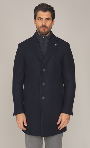 Cappotto spigato manuel ritz - cappotto,
