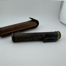 Kuker Ranken Survey Scope vintage con custodia porta attrezzi in pelle marrone