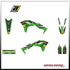 KIT GRAFICHE ADESIVI BLACKBIRD ROCKSTAR KAWASAKI KXF 250 2017 - 2020  2424L