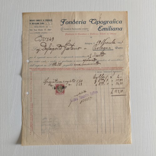 1927 fonderia tipografica - fonderia,