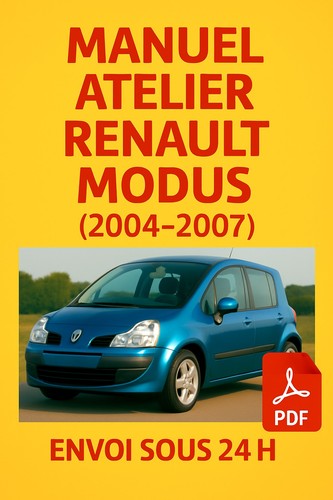 Manuel atelier renault modus - manuel,