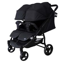 PASSEGGINO GEMELLARE LEONIE GEMINI COLORE NERO