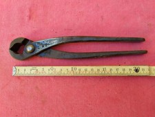 ANTICA VECCHIA TENAGLIA CESOIA RUBINO PINZA FORGIATA tronchese epoca vintage