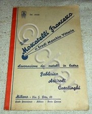 Catalogo illustrato Ditta Moscatelli Milano - Articoli Casalinghi e cucina 1953