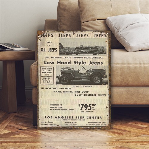 Vintage style ww2 willys - ww2,