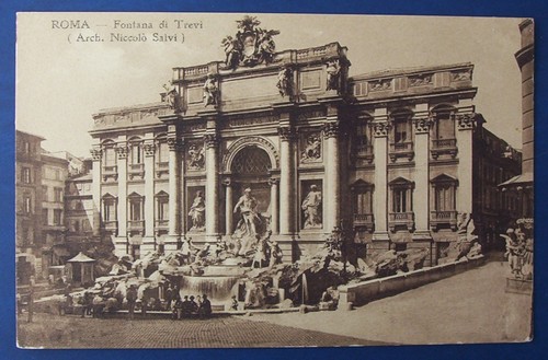 Roma fontana trevi - -, di