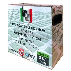 Cavo coassiale ohm 5 1mm - cavo,