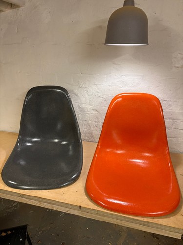 Sedia laterale eames fibra - eames,