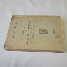 (AA.VV) Storia del partito comunista bolscevico dell'URSS 1938 APE