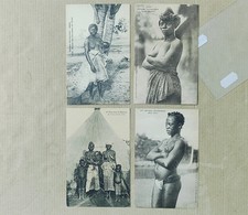 RISQUE NUDO ETNICO AFRICA-LOTTO 4 CARTOLINE-D13-193