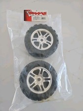 Traxxas 1/10 Summit * 2 CERCHI CROMATI SS E PNEUMATICI 3,8" TALON * 5174R