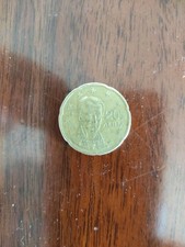 20 EURO CENT 2002 Greca Moneta rara, con errori di conio da collezione.