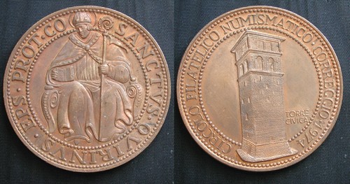 Medaglione circolo numismatico - medaglione,