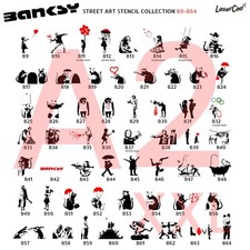 Stencil BANKSY (B9-B64), DIN