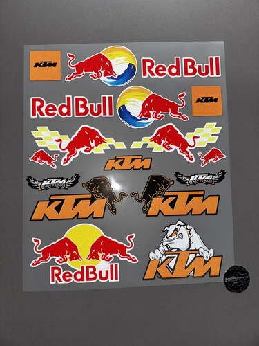 Pegatinas reflectantes ktm red - reflectantes,