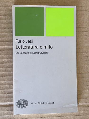 Furio jesi letteratura - jesi,