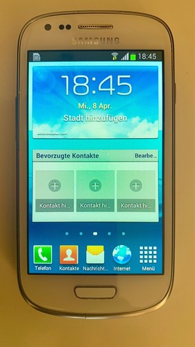 Smartphone retrò bianco